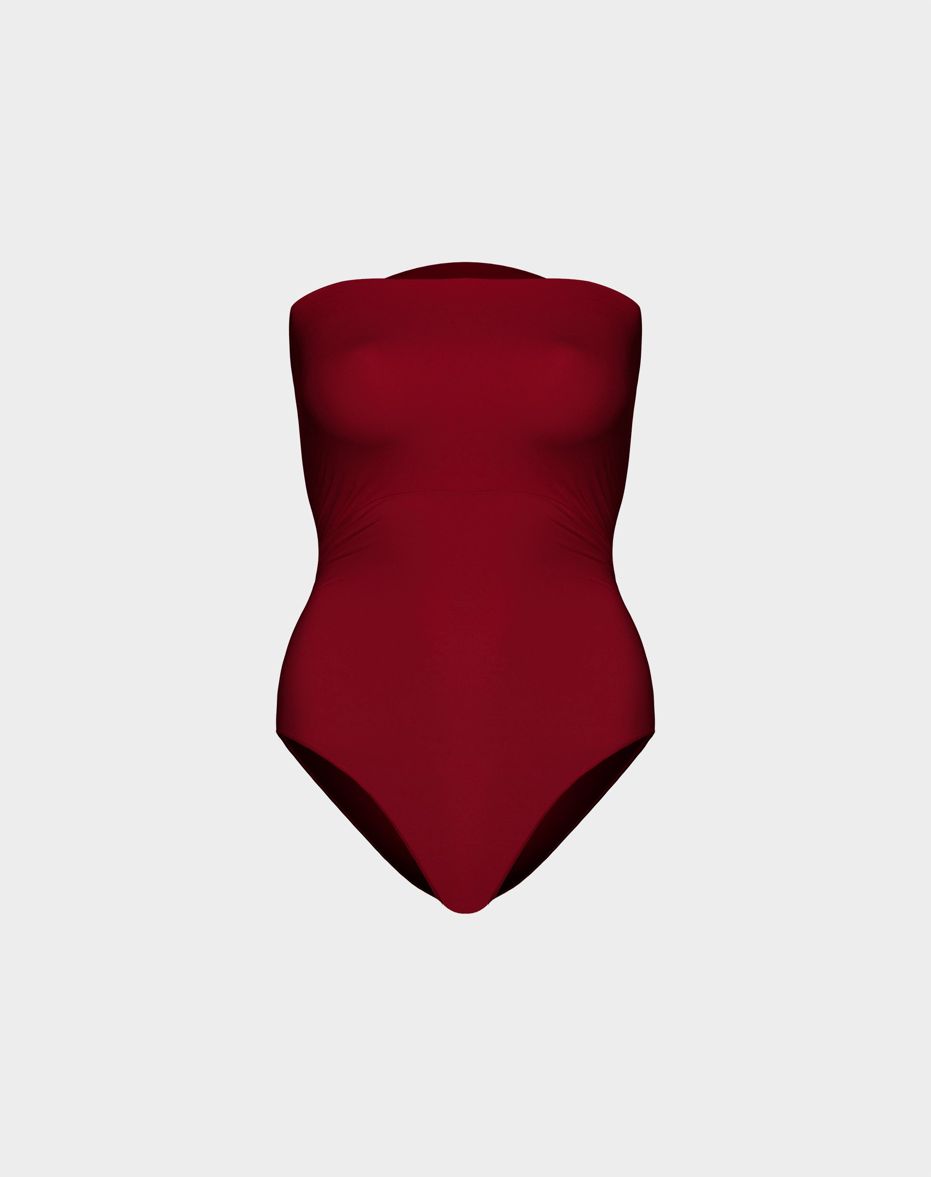 Ultra-thin seamless forming strapless bodysuit | Wild Cherry