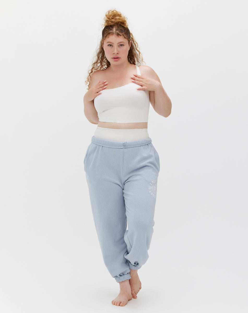 Seamless body smooth one shoulder top | Ivory