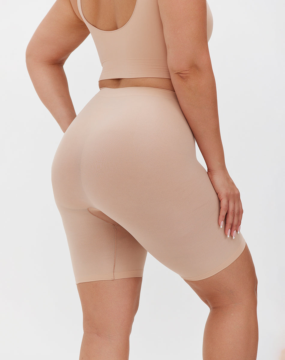 Ultra light seamless forming bike shorts | Nude