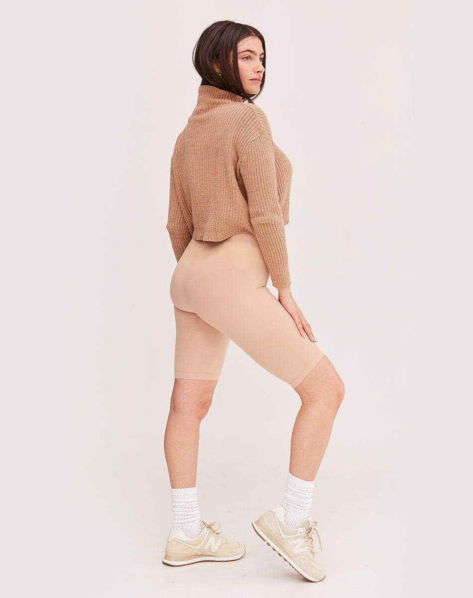 Ultra light seamless forming bike shorts | Nude