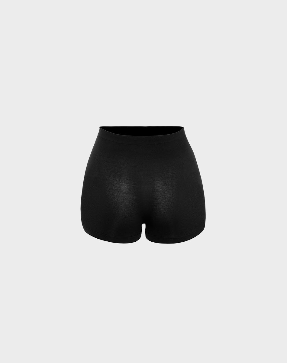 Ultra light seamless forming shorty shorts | Black