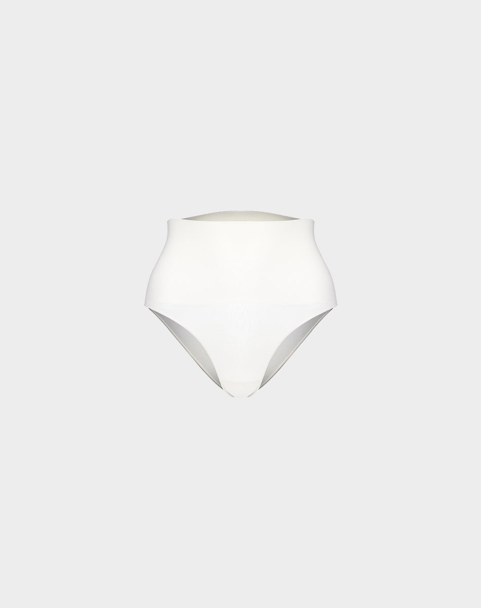 Seamless sculpt high-waisted panties | Ivory