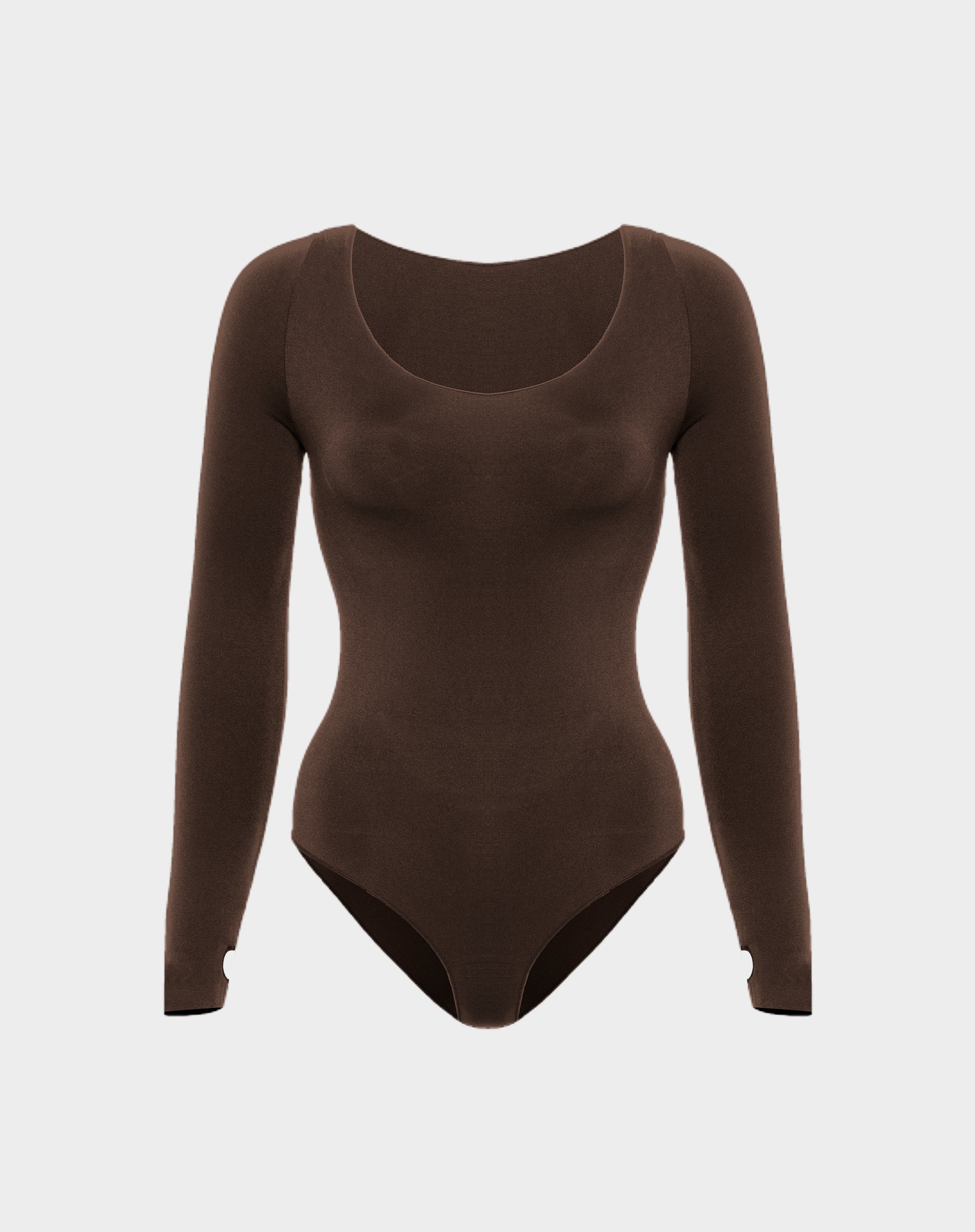 Long Sleeve Bodysuit | Espresso