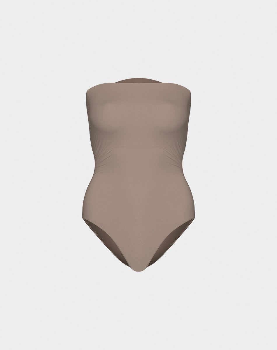 Strapless Bodysuit | Mocca