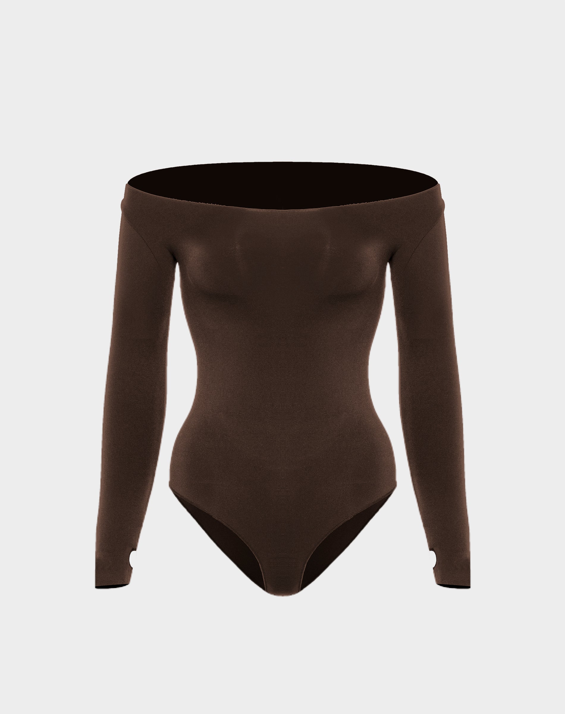 Long Sleeve Bodysuit | Espresso